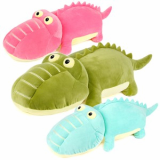 Crocodile plush toy with big eyes